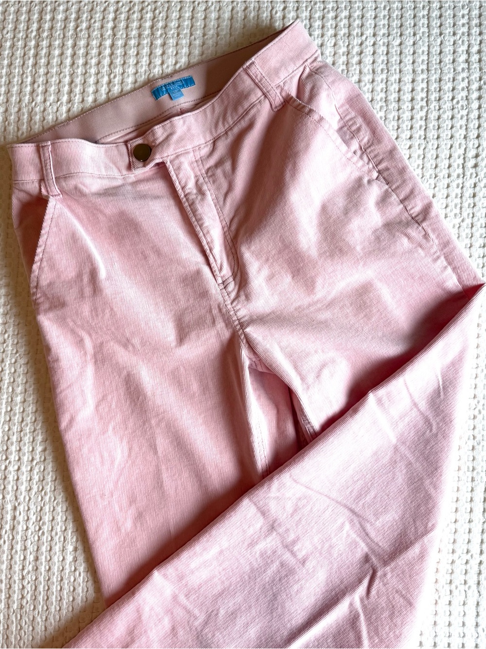 Draper James Light Pink Pinwale Corduroy Women's  Pants 12/31